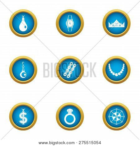Pathos Icons Set. Flat Set Of 9 Pathos Icons For Web Isolated On White Background