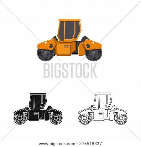 Vector Illustration Of Build And Construction Icon. Set Of Build And Machinery Vector Icon For Stock