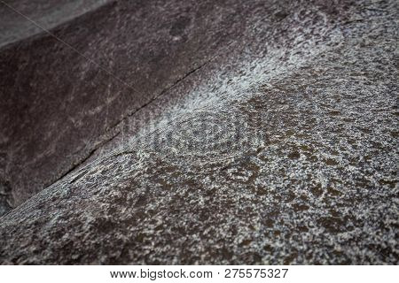 Ancient Carved Figures On Stones In Jayuya Puerto Rico
