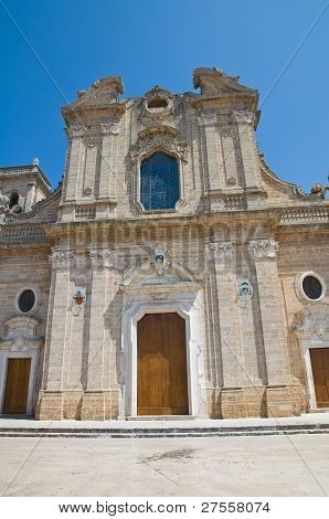 Kathedrale Basilica. Oria. Puglia. Italien.