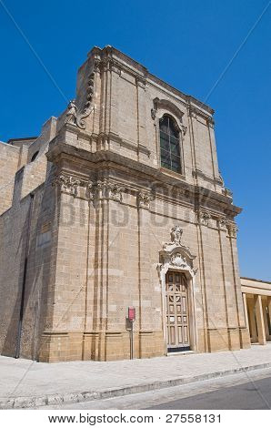 St. Francesco D'Assisi Kirche. Oria. Puglia. Italien.