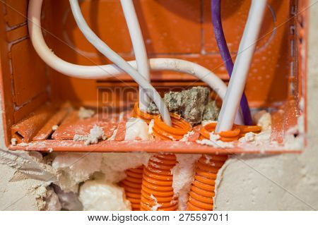 Repair, Renovation, Electricity And Wire Installation Renovating Room