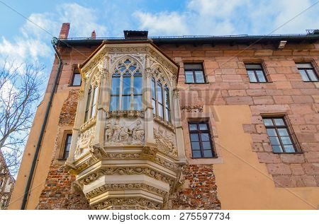 Oriel At St. Sebaldus Nuremberg Bavaria Germany
