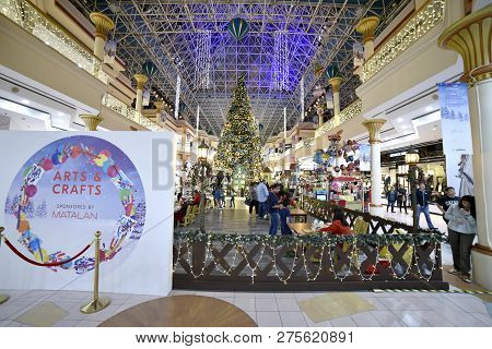 Wafi City Mall, Dubai, United Arab Emirates, December 23, 2018, Christmas Activity In The Mall For T