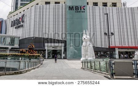 Bangkok, Thailand - Sep 15, 2018. Mbk Shopping Mall In Bangkok, Thailand. Bangkok Has A Population O