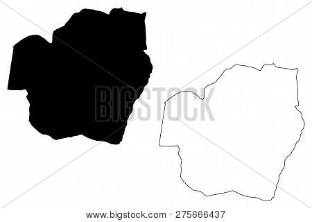 Imo State (subdivisions Of Nigeria, Federated State Of Nigeria) Map Vector Illustration, Scribble Sk