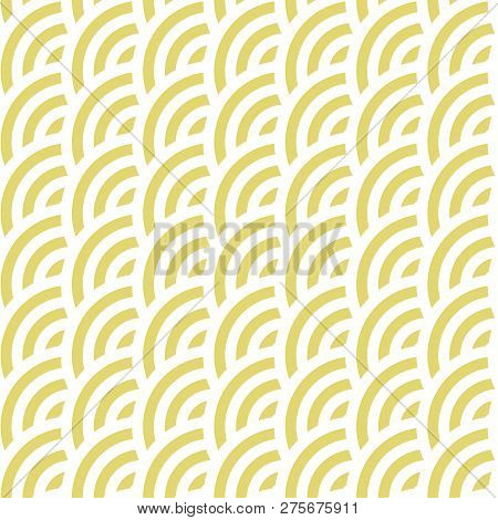 Chinese Traditional Golden Ragon Scale Seamless Pattern