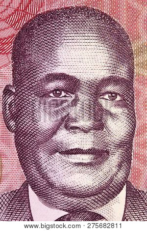 Kgalemang Tumediso Motsete Portrait From Botswana Money