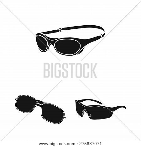 Vector Design Of Summer And Beach Symbol. Set Of Summer And Fashion Vector Icon For Stock.