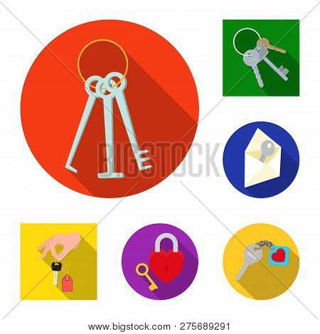 Isolated Object Of Key  And Protection Icon. Collection Of Key  And Security Stock Vector Illustrati