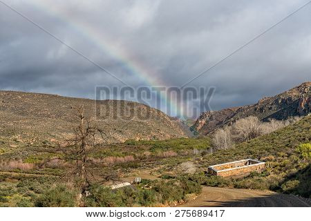 Road Near The Offices Of The Matjiesrivier Nature Reserve In The Cederberg Mountains. An Historic Ce