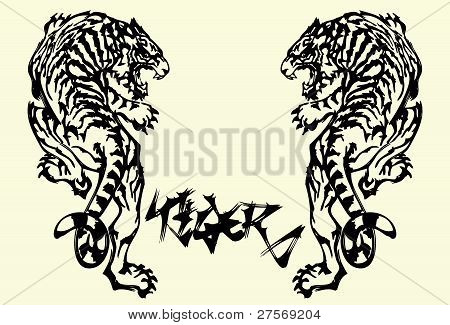 Tigris illusztráció