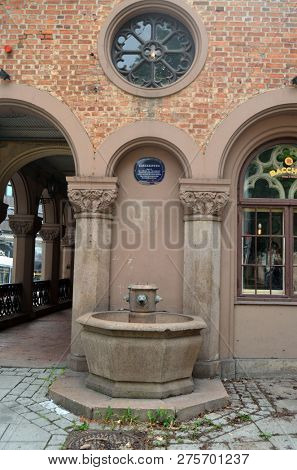 Oslo Cathedral or The Domkirken church, main church for Church of Norway. June 17,2018. Oslo,Norway