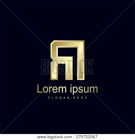Initial Letter Ri Logo Template Vector Design