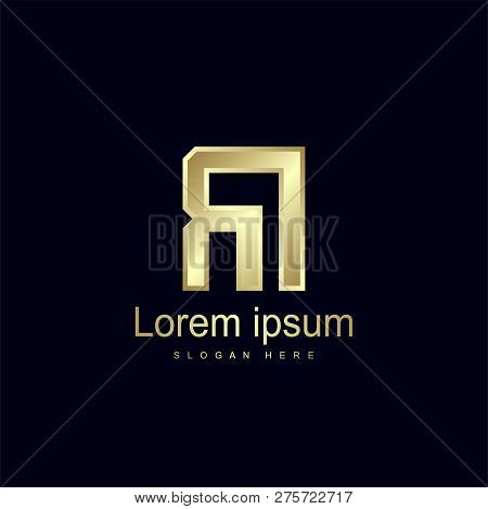 Initial Letter Ri Logo Template Vector Design