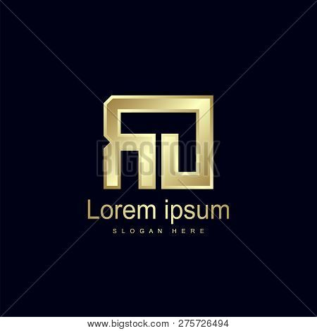 Initial Letter Ro Logo Template Vector Design