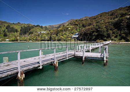 Přístaviště v Marlborough Sounds