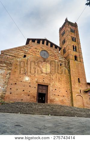 Basilica Santa Maria Dei Servi In Old City Siena. Italy