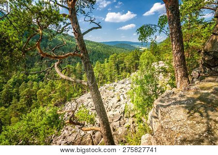 A View Of The Countryside In The Certova Stena National Nature Reserve, Location Called As Rocky Sea