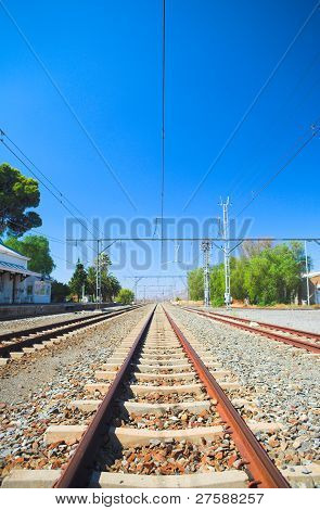 Binari del treno Matjiesfontein