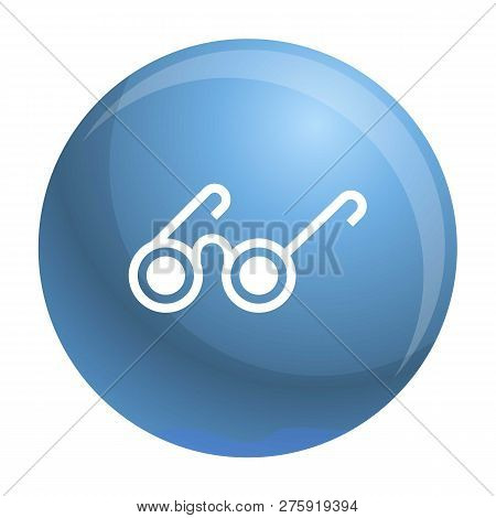Blind Man Icon. Simple Illustration Of Blind Man Icon For Web Design Isolated On White Background