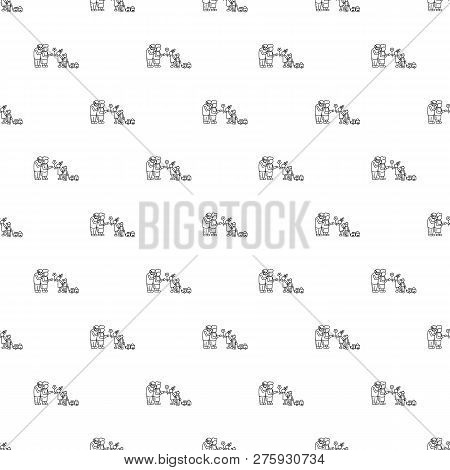 Old Person Nephew Concept Background. Outline Old Person Nephew Concept Background For Web Design Is