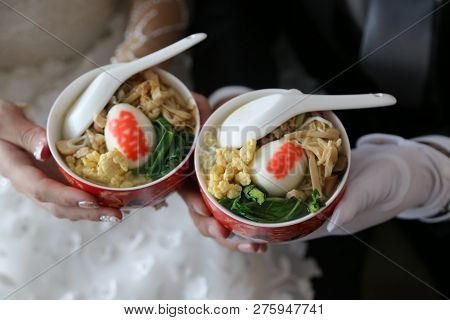 Wedding Marriage Ceremony Misua Noodle With Egg