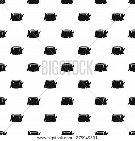 Old Tree Stump Pattern Seamless Repeat Geometric For Any Web Design