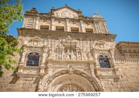 Architectural Detail Of The Museum Santa Cruz De Toledo