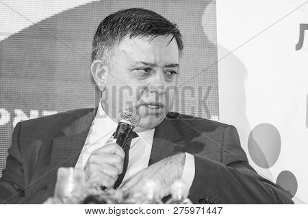 Eilat, Israel. December 21, 2017. Avi Gabai (gabbay, Gabay), An Israeli Politician,  The Current Lea