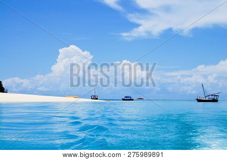 Picturesque Beach In Zanzibar Island - Tanzania