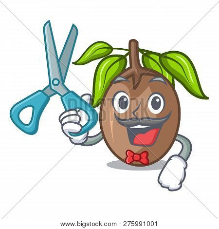 Barber Sapodilla Fruit On The Character Bowl