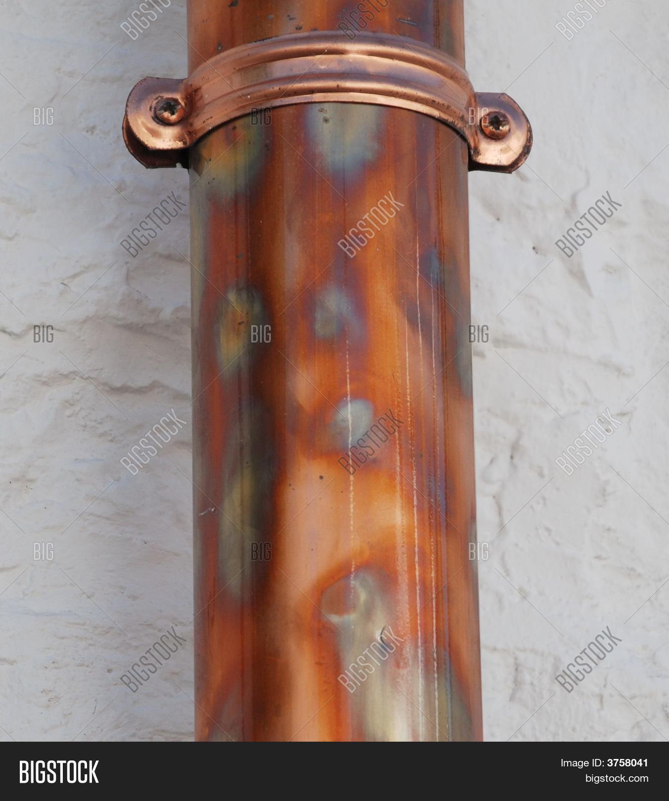 Copper Drainpipe Image & Photo (Free Trial) | Bigstock