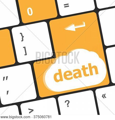 Death Button On Computer Keyboard Pc Key