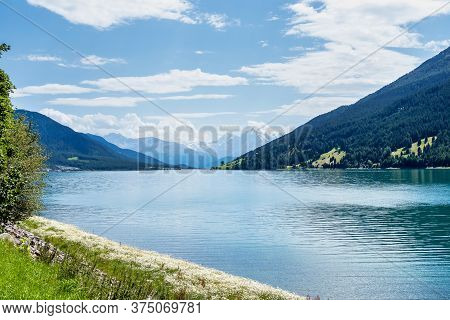 Splendid View Of Lake Resia - Reschensee - South Tyro, Italy, Europe.
