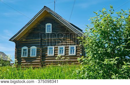 Old Northern Residential Architecture Of Russia.