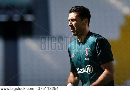 Torino, Italy. 04th July 2020. Italian Football League Serie A. Gianluigi Buffon Of Juventus Fc  Dur