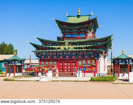 Ivolginsky Datsan Is The Buddhist Temple Located Near Ulan-ude City In Buryatia, Russia