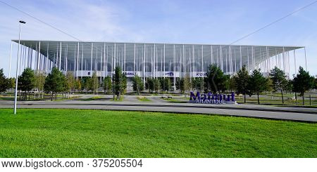 Bordeaux , Aquitaine / France - 10 25 2019 : Stade Matmut Atlantique Sport Bordeaux City Stadium Foo