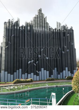 Poitiers Futuroscope, Nouvelle Aquitaine / France - 02 03 2019 : Leisure Park Is Renowned For Its Hi