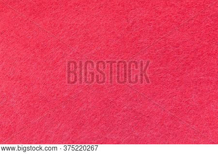 Texture Background Of Red Velvet Or Flannel As Backdrop Or Wallpaper Pattern For Decoration