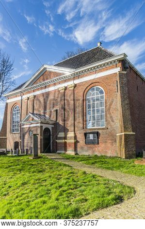 Path Leading To The Historic Solwerd Church In Appingedam, Netherlands