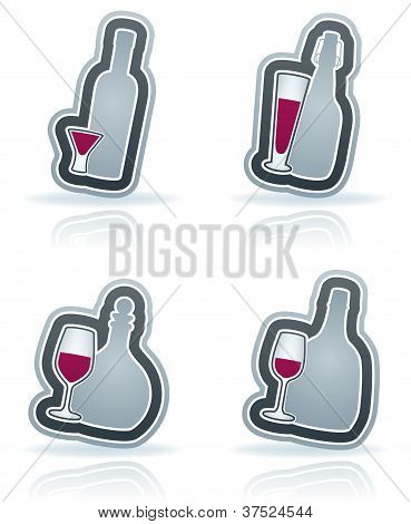 Vasos de alcohol