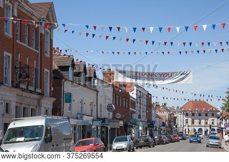 Views Of The High Street In Marlow, Buckinghamshire, Uk Taken 20th May 2020