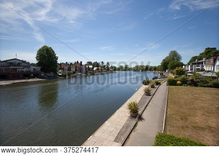 Views Of The River Thames From Marlow Bridge In Marlow, Buckinghamshire In The Uk Taken 20th May 202