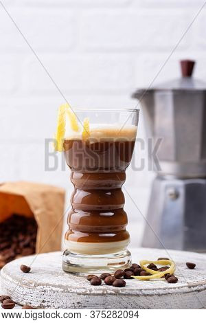 Canarian Laired Barraquito Coffee, Trendy Summer Drink
