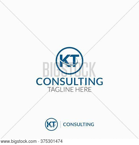 Kt Logo, This Logo Is Very Clean Creative And Unique. This Can Be Used For Any Kind Of Business And 