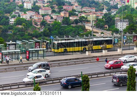 15 July 2019 Istanbul / Turkey 15 July Bridge Metrobus Station