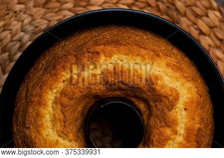 Polish Lemon Sand Cake Known As Babka Cake