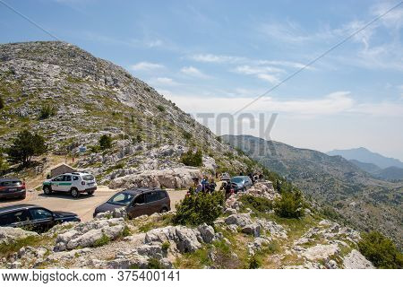 Biokovo Croatia July 2020
Area Behind The Biokovo Skywalk In Croatia. Small Parking Zone Where Peopl